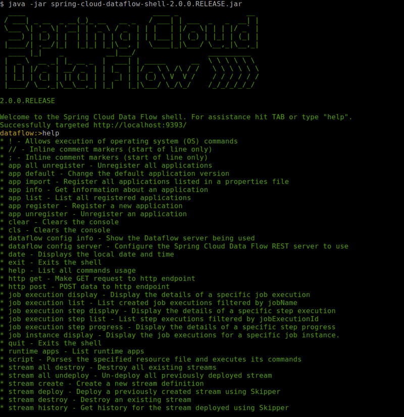 Data Flow Shell